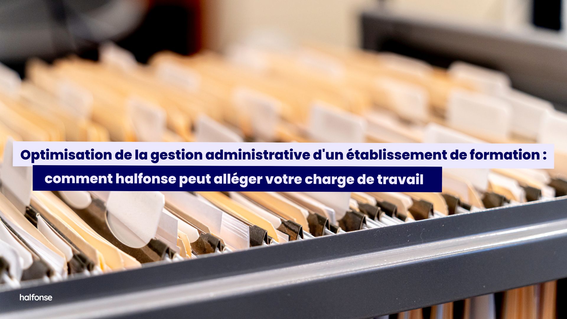 halfonse apprentissage établissement administrative